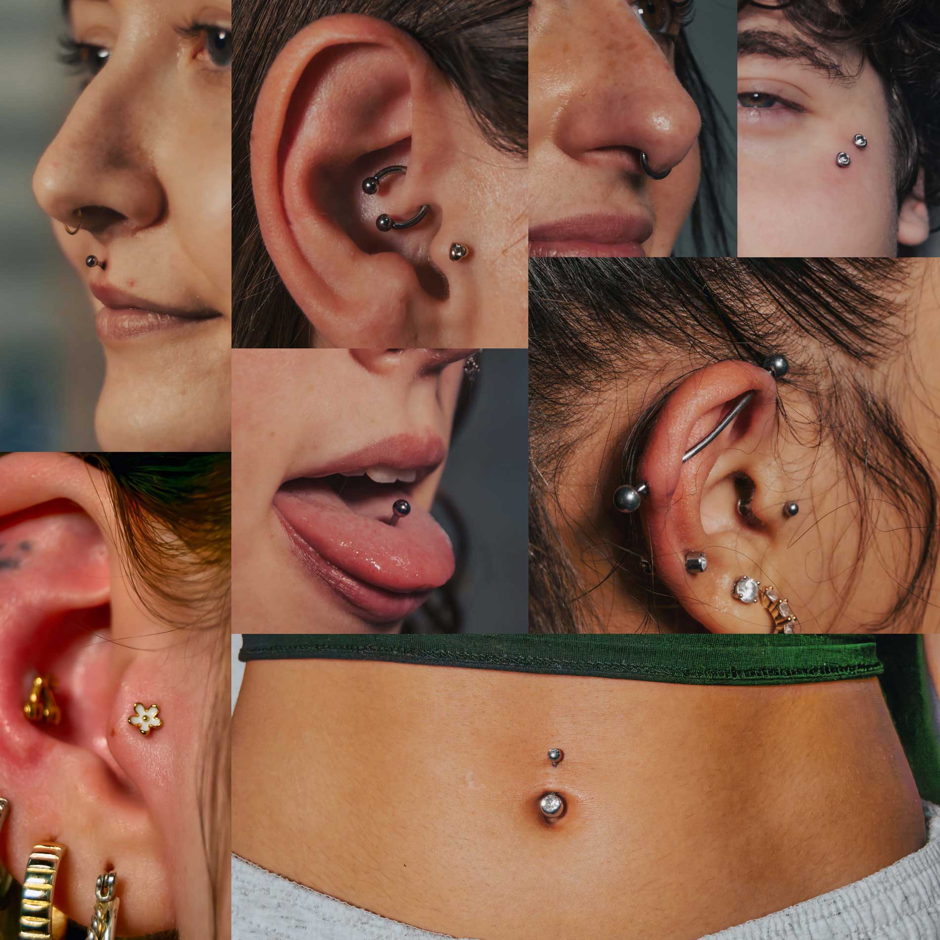 Piercing Collage 2